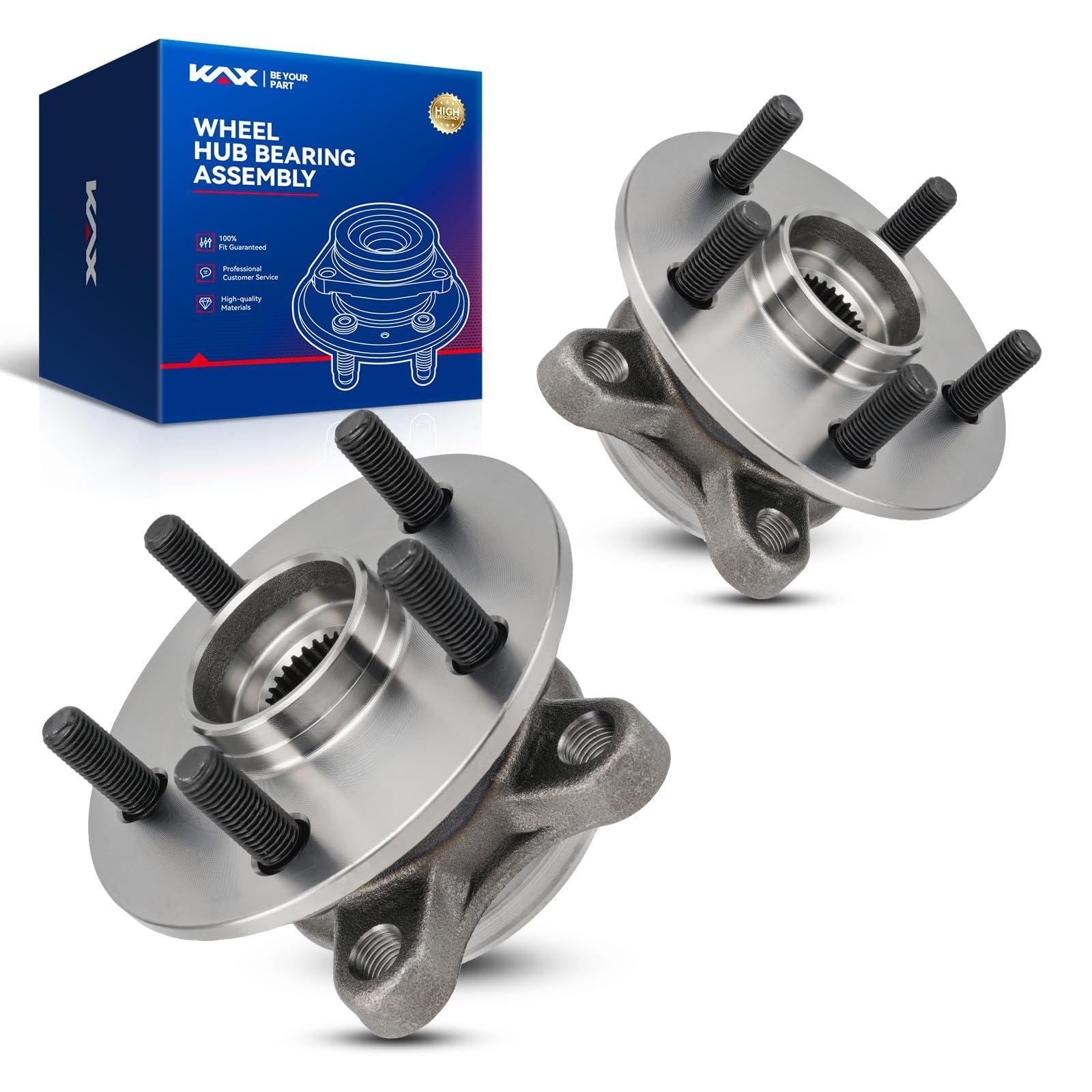 KAX 513402 Pair Front Wheel Bearing fit for 2019 Toyota Corolla SE 2.0L | for 20