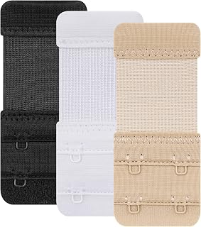 Bra Extenders, Bra Extender 2 Hooks, Bra Extender 3 Pieces 3 Colors