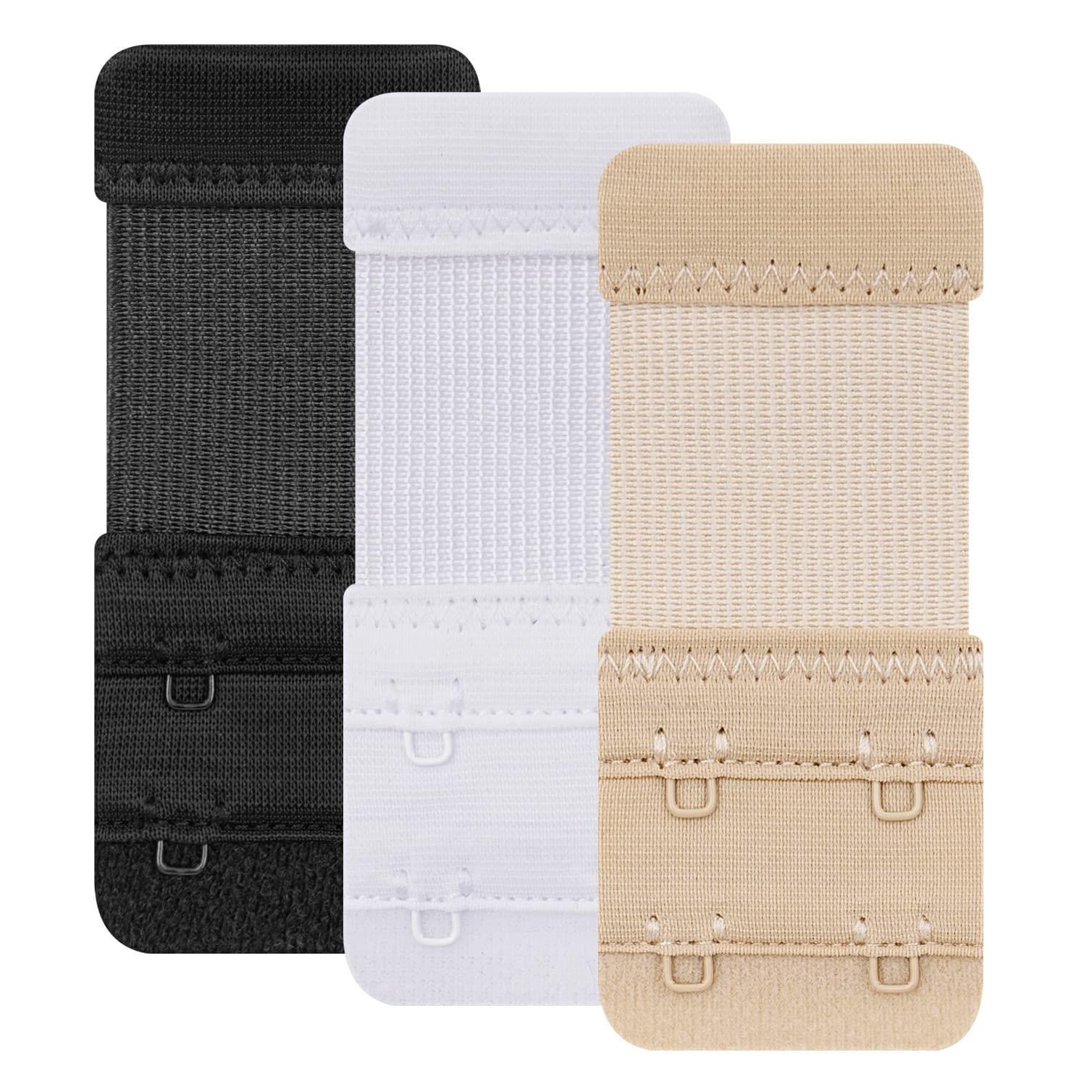 Bra Extenders, Bra Extender 2 Hooks, Bra Extender 3 Pieces 3 Colors