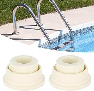 2PCS Pool Ladder Bumpers, Rubber Pool Ladder Buffer to Protect Pool Liner, Inside Plug Protective Ladder end Caps for Inground Pool, Swimming Pool Ladder Replacement Parts Accessories Stopper