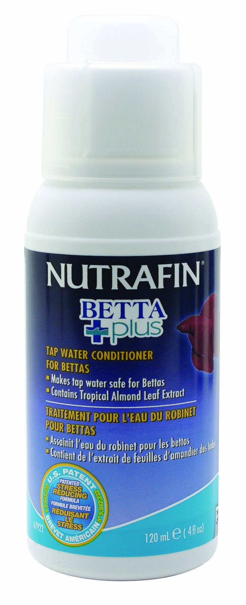 Nutrafin Betta Plus Tap Water Conditioner for Bettas, 120 ml (4 oz)