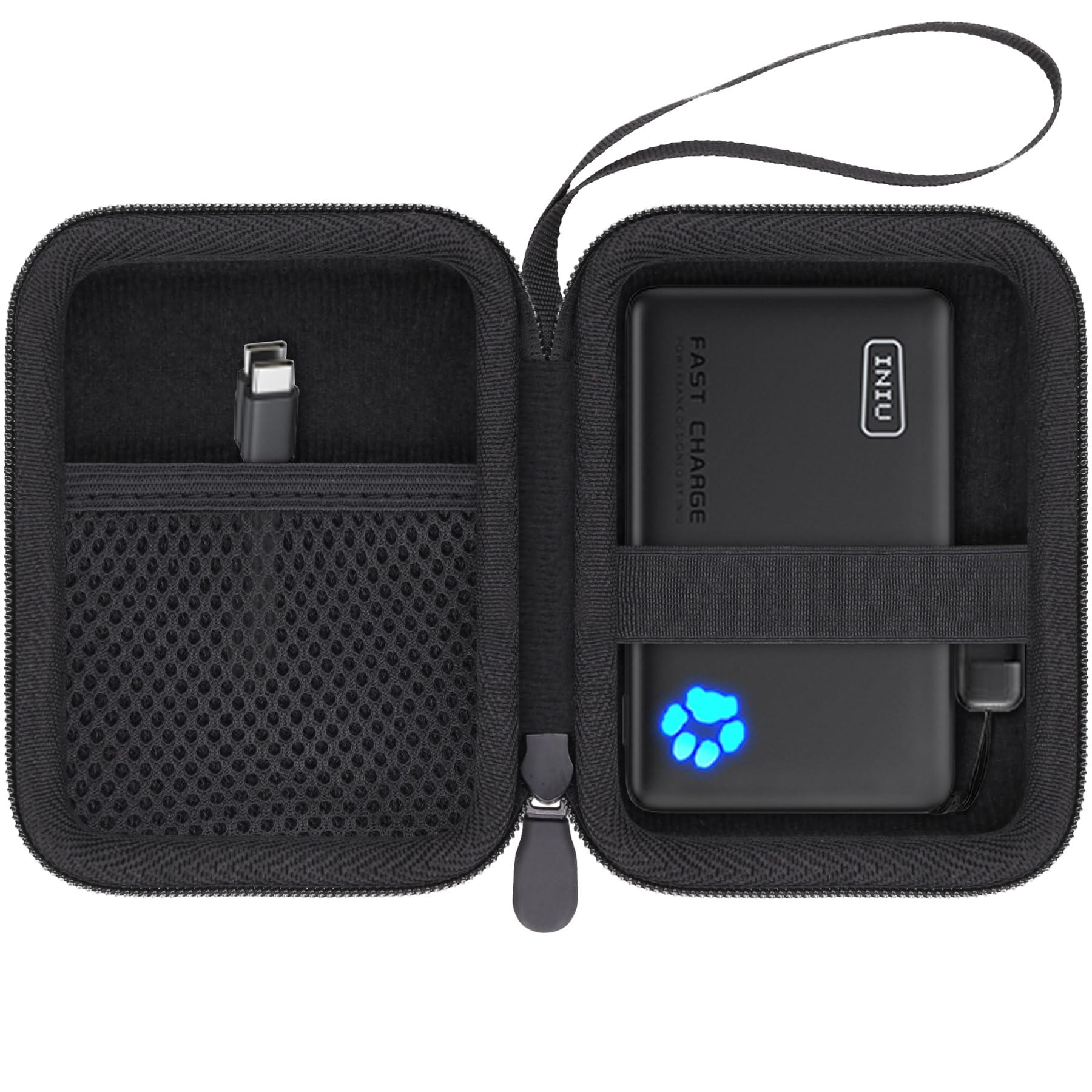 khanka Hard Protective Case for INIU 45W Fast Charging Charger,Black | Durable P