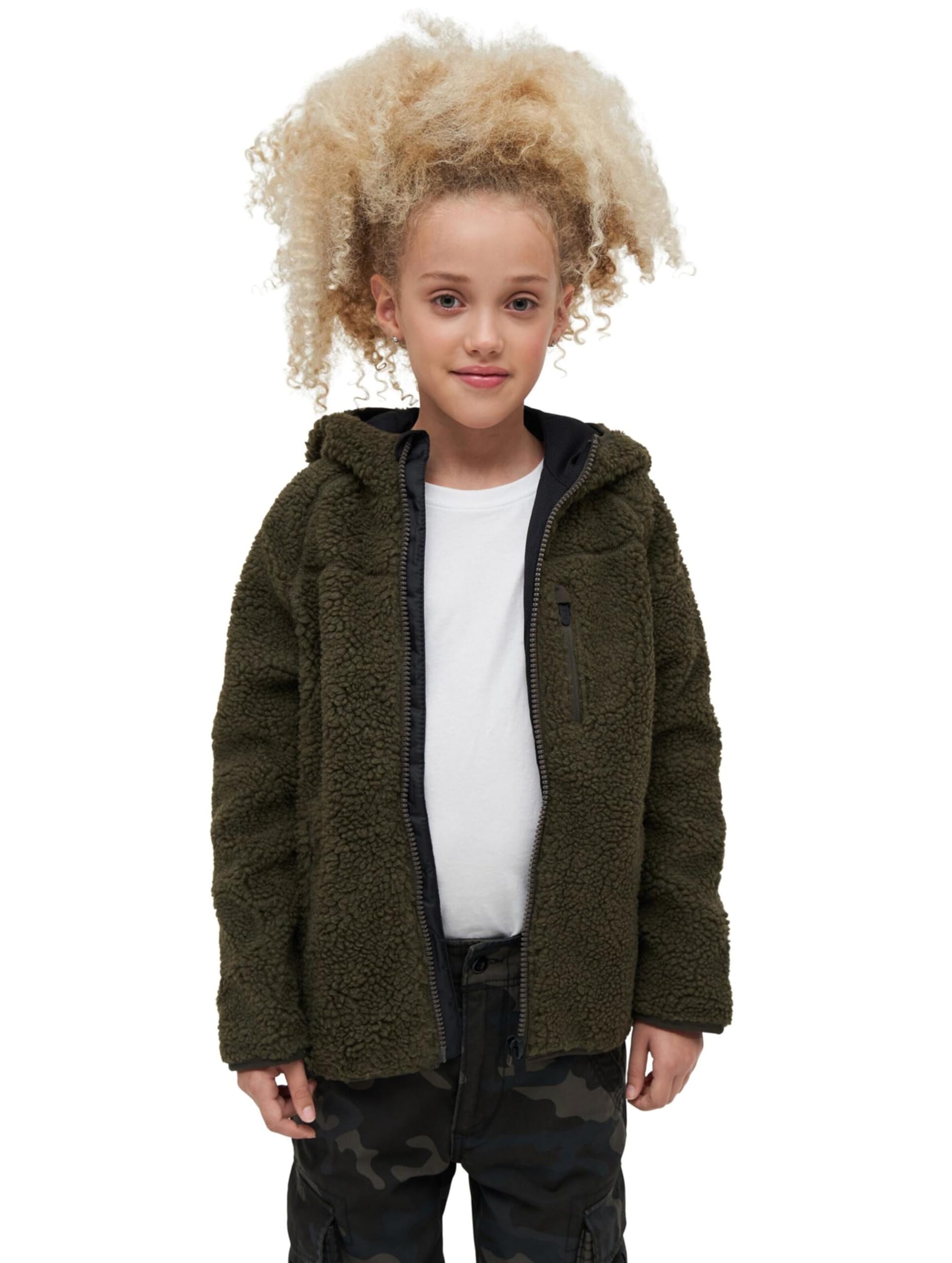 Brandit Kids Teddyfleecejacket, Unisex Teddy Fleece Jacket