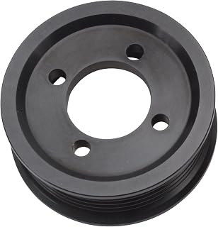 Edelbrock 15822 E-Force Supercharger Pulley 3.0 in. 6 Rib Design For Use w/Stage 3 Professional Tuner System Black Anodized Finish E-Force Supercharger Pulley