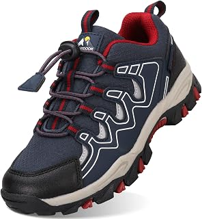 UOVO Boys Girls Kids Sneakers Hiking Running Outdoor Walking Tennis Shoes Waterproof Non Slip Fashion Sneakers(Little/Big Kids