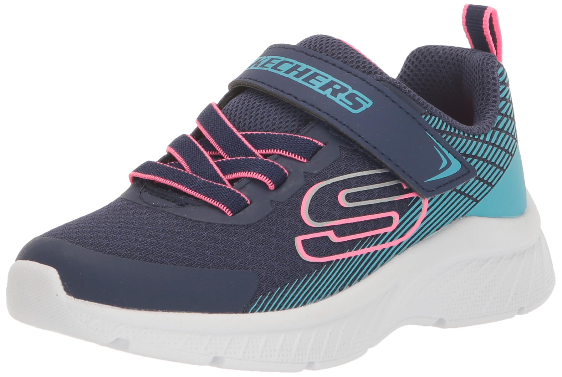 Skechers Girls' Microspec Plus Swirl Sweet Trainers, Sports Shoes