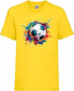 Yellow T Shirt for Kids Boys & Girls Children’s Casual Tee | Comfortable everyday top for boys and girls, lightweight children’s clothing for school, sports, parties & casual wear