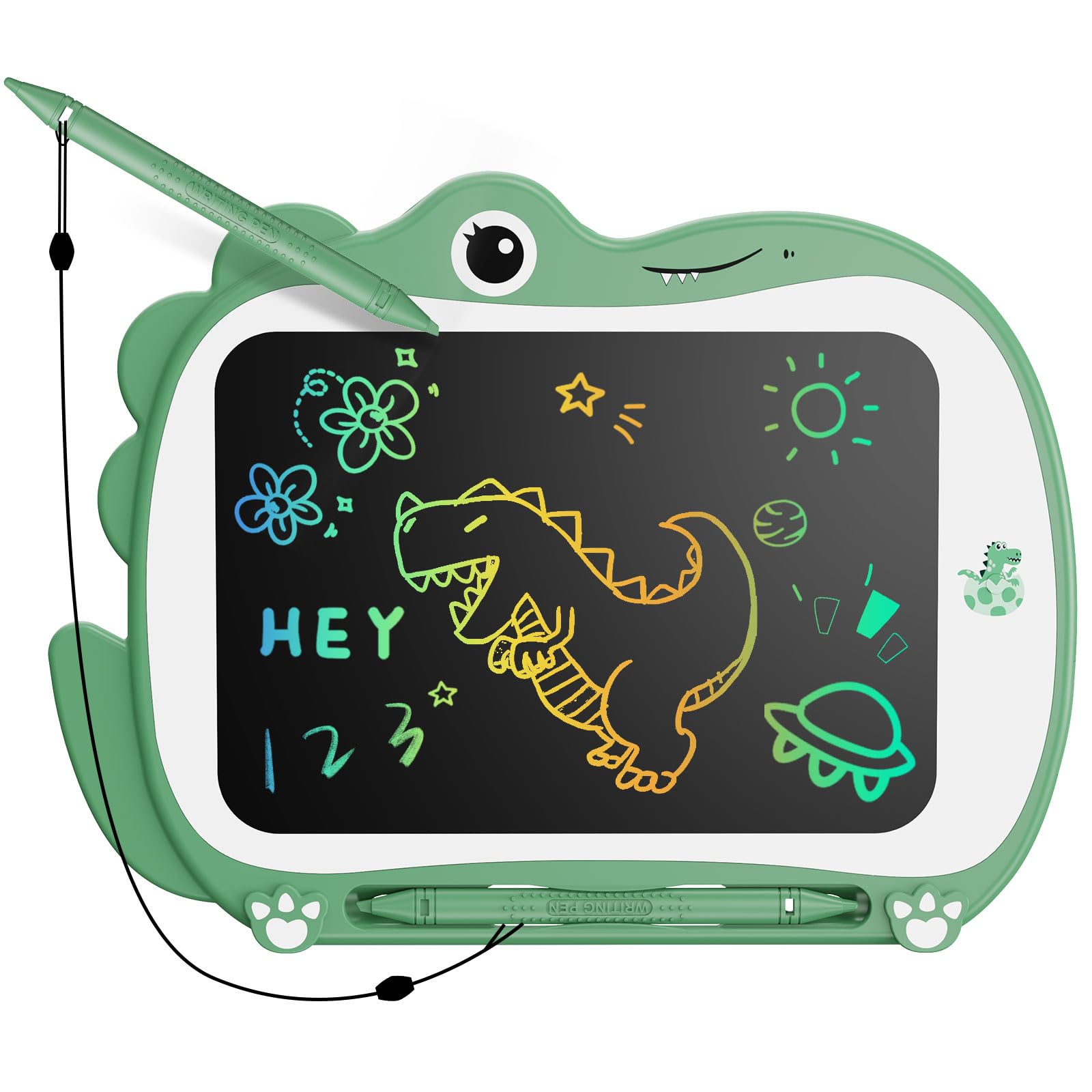 Genialba 8.5 inch Dinosaur LCD Drawing Tablet for Kids Colorful Screen Writing B