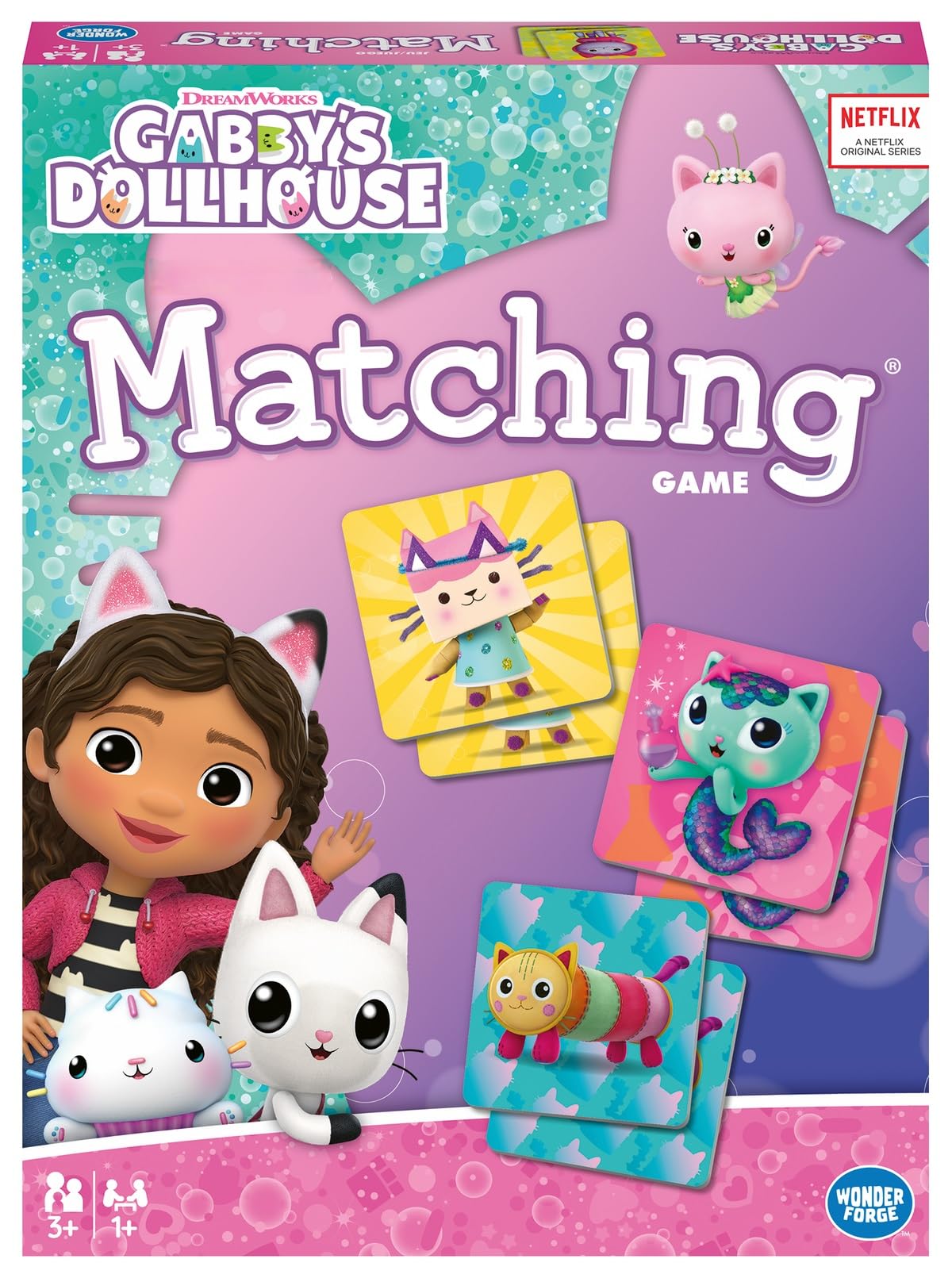 Wonder Forge Gabby’s Dollhouse Matching Game | Build Focus and Memory with Gabby
