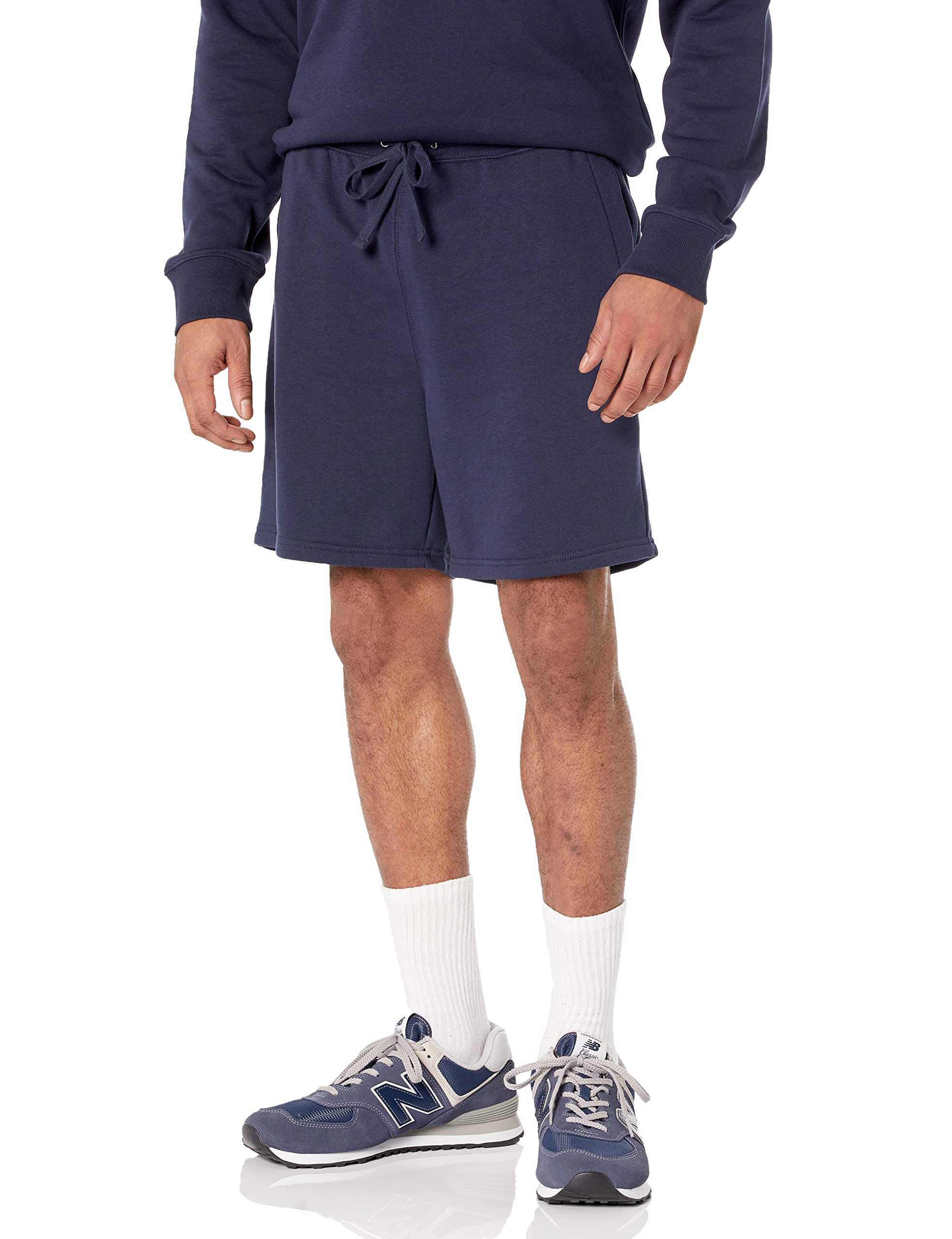 Amazon Essentials Men's Lightweight French Terry Relaxed Fit Sweat Shorts with D