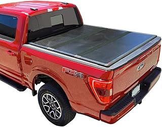 Galaxy Auto Hard Tri-Fold for 2015-25 Ford F150 5.5' Bed (Including Lightning Models) - Black Trifold Truck Bed Tonneau Cover