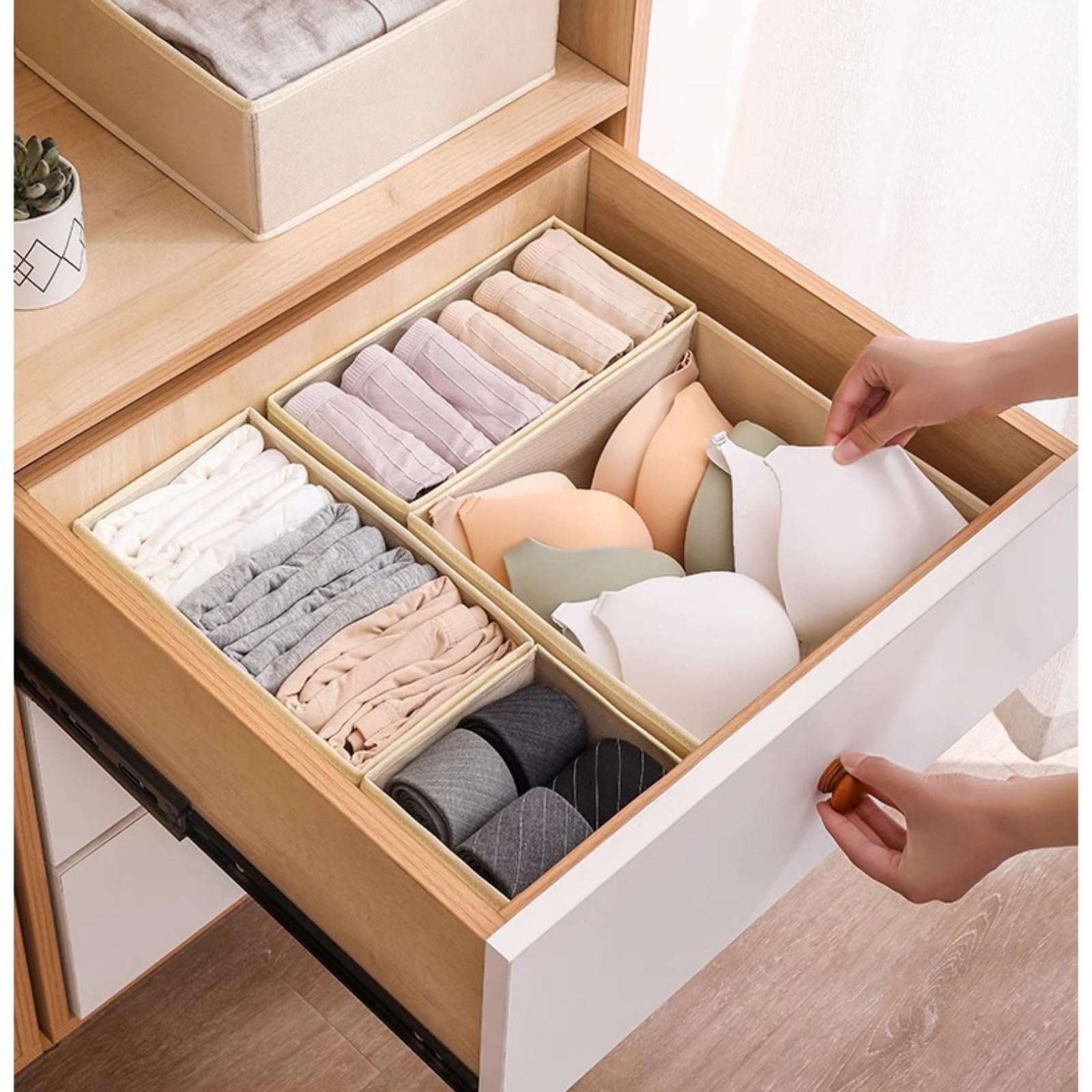 Drawer Organizer Clothes, Closet Organizer Bin, Shallow Divider, Nursery, Clothe