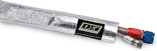 Design Engineering Heat Sheath Aluminized Sleeving – 1" I.D. x 3 ft | High-Temperature Heat &amp; Abrasion Protection for Hoses, Lines &amp; Wires | Reflects Up to 2000°F | Made in USA