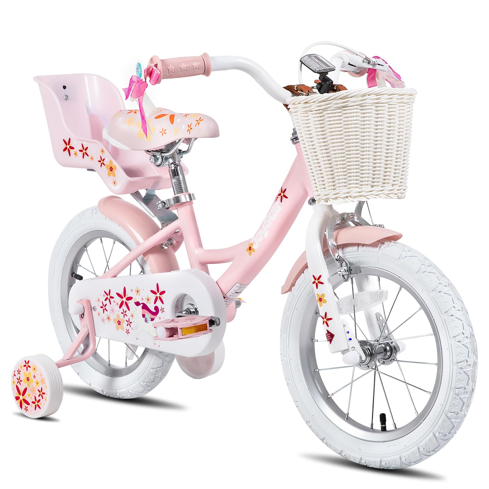 JOYSTAR Unicorn 12-20“ Kids Bike for Girls Ages 2-10 Years Old | 12-20” Bike wit