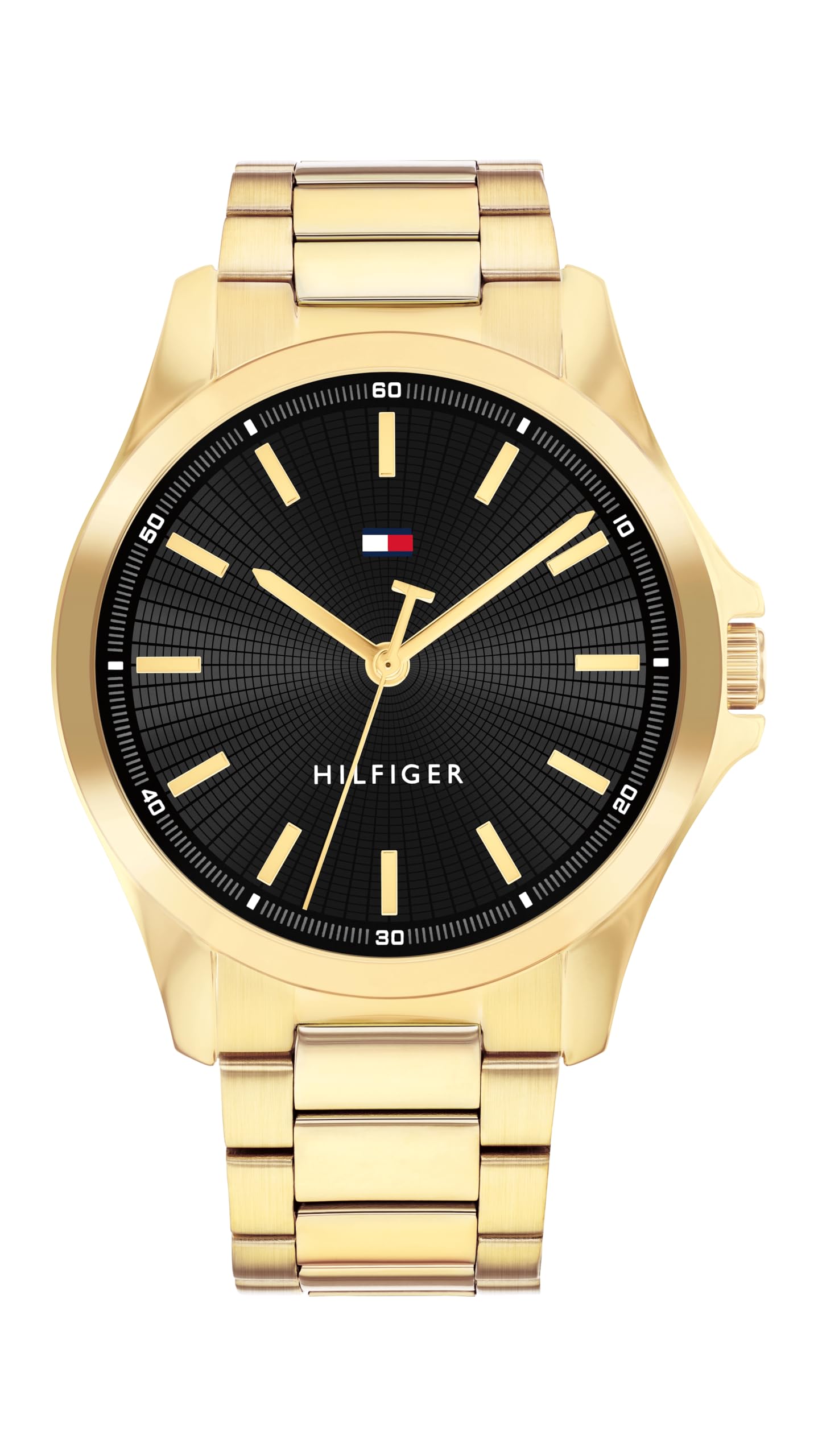 Tommy Hilfiger Bruce Men's Analogue Quartz Watch with Silicone and Stainless Ste