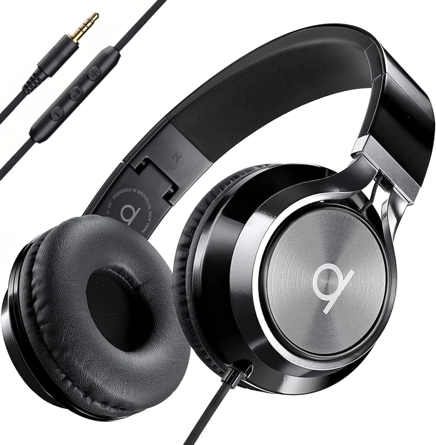 ARTIX CL750 Wired Headphones with Mic — Noise Isolating On-Ear Headphones for Co