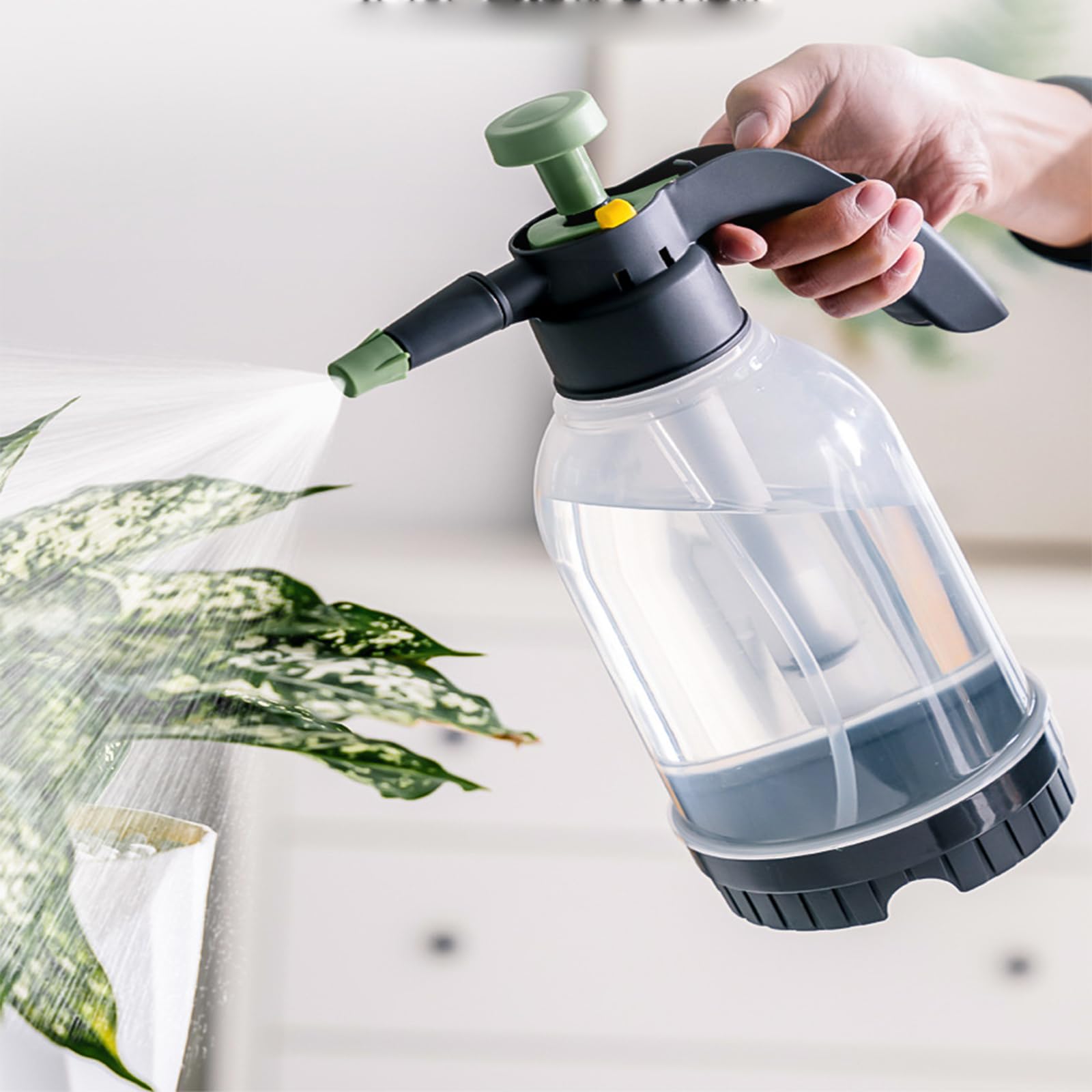 2L Plant Spray Bottle Pump Sprayer Plant Watering Can Hand-Held Misting Spray Bo
