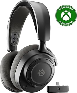SteelSeries Arctis Nova 7X Wireless Gen 2 Gaming Headset - Black | Real-Time App Control, 50+ HR Play, Neodymium Drivers, Mix 2.4GHz/Bluetooth, Xbox, PC, PS5/PS4, Switch 1/2, Mobile