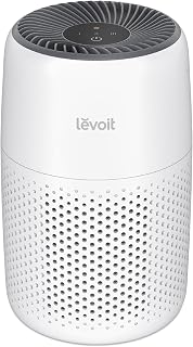 Levoit Air Purifiers for Bedroom Home Pets Dorm Room, Small Air Purifiers | Filter Cleaner with Fragrance Sponge, Filters Smoke, Allergens, Pet Dander, Odor, Dust, Office, Desktop, Core Mini-P, White