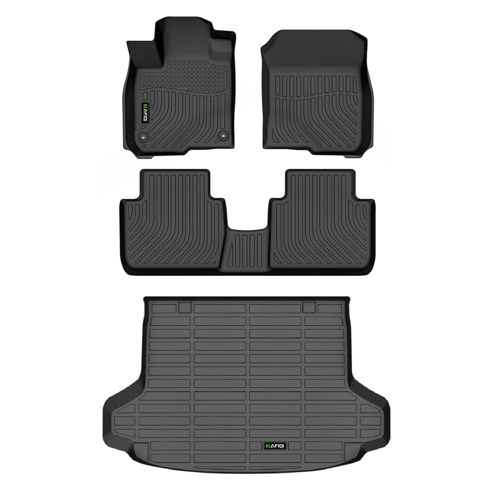 HAFIDI All Weather Car Floor Mats & Cargo Liner for Honda HR-V 2023 2024 2025 20