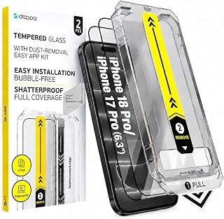 Deppa Screen Protector for iPhone 18 Pro/17 Pro, Anti-Scratch, Pack of 2