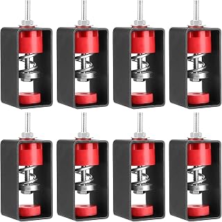 SINJEUN 8 PCS Spring Vibration Isolator, Shock Absorber Anti Vibration Ceiling Suspended Mounted with Removable Frame, Shockproof Damping Hanger for A/C Studio, Home, KTV, A/C Air, 110lbs Capacity