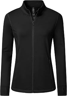 MoFiz Women's Sports Jacket Zip Fleece Sweatshirt for Sports