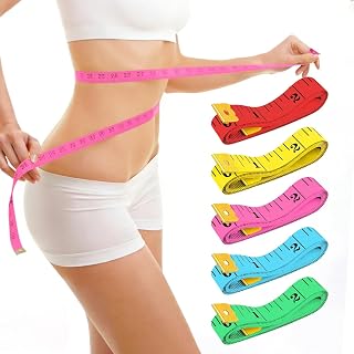 5 Yards 150cm Soft Multicolor Sewing Tape Measure Fabric Body Clothing Set