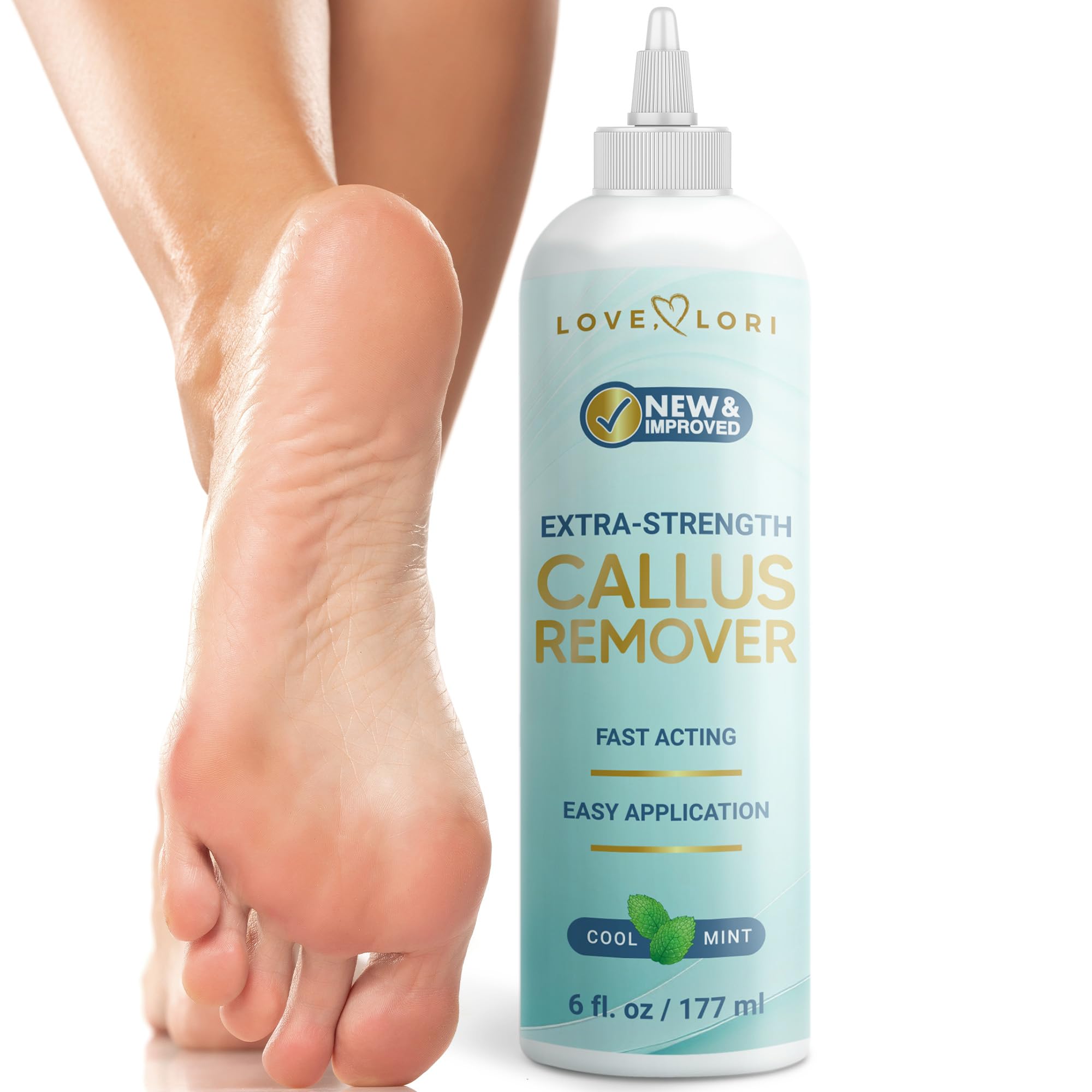 Love Lori Foot Callus Remover Gel Extra Strength Pedicure Tool for Feet 6oz | Qu