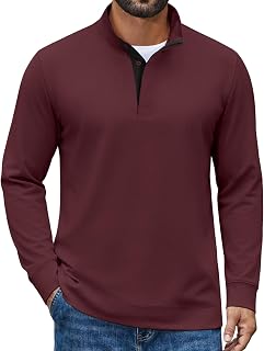 COOFANDY Camisetas para hombre, sudadera ligera e informal