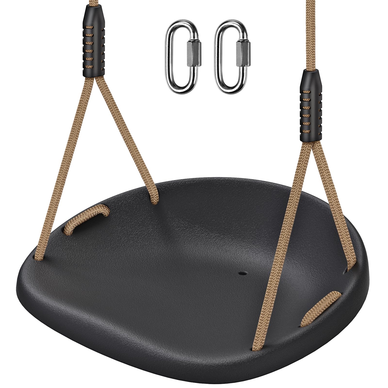 SELEWARE Heavy Duty Swing Seat for Adults Kids Tree Swing with Weather Proof Rop