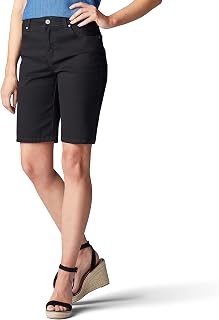 Lee - Women's Relaxed-Fit Bermuda Shorts Denim