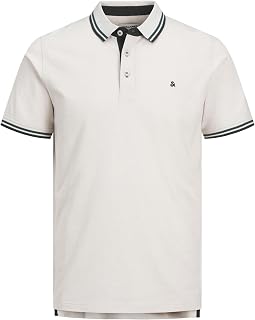 JACK & JONES Polo Plain Shirt Collar Polo