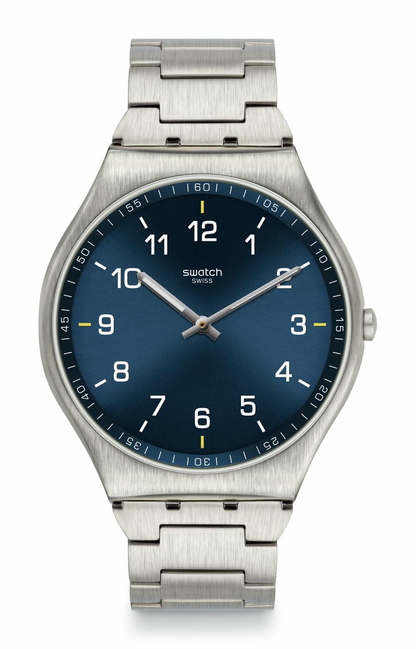 Swatch Blue Unisex Watch - Material: Stainless Steel