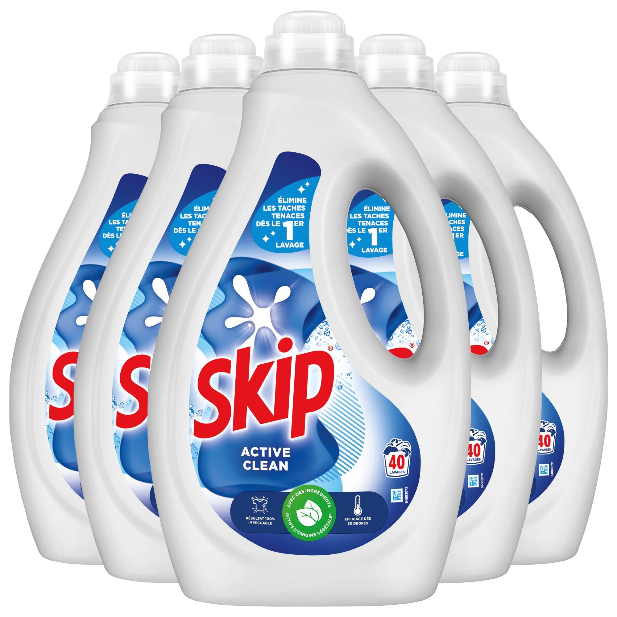Skip - Lessive Liquide Active Clean - Propreté Impeccable - Fraîcheur Longue Dur