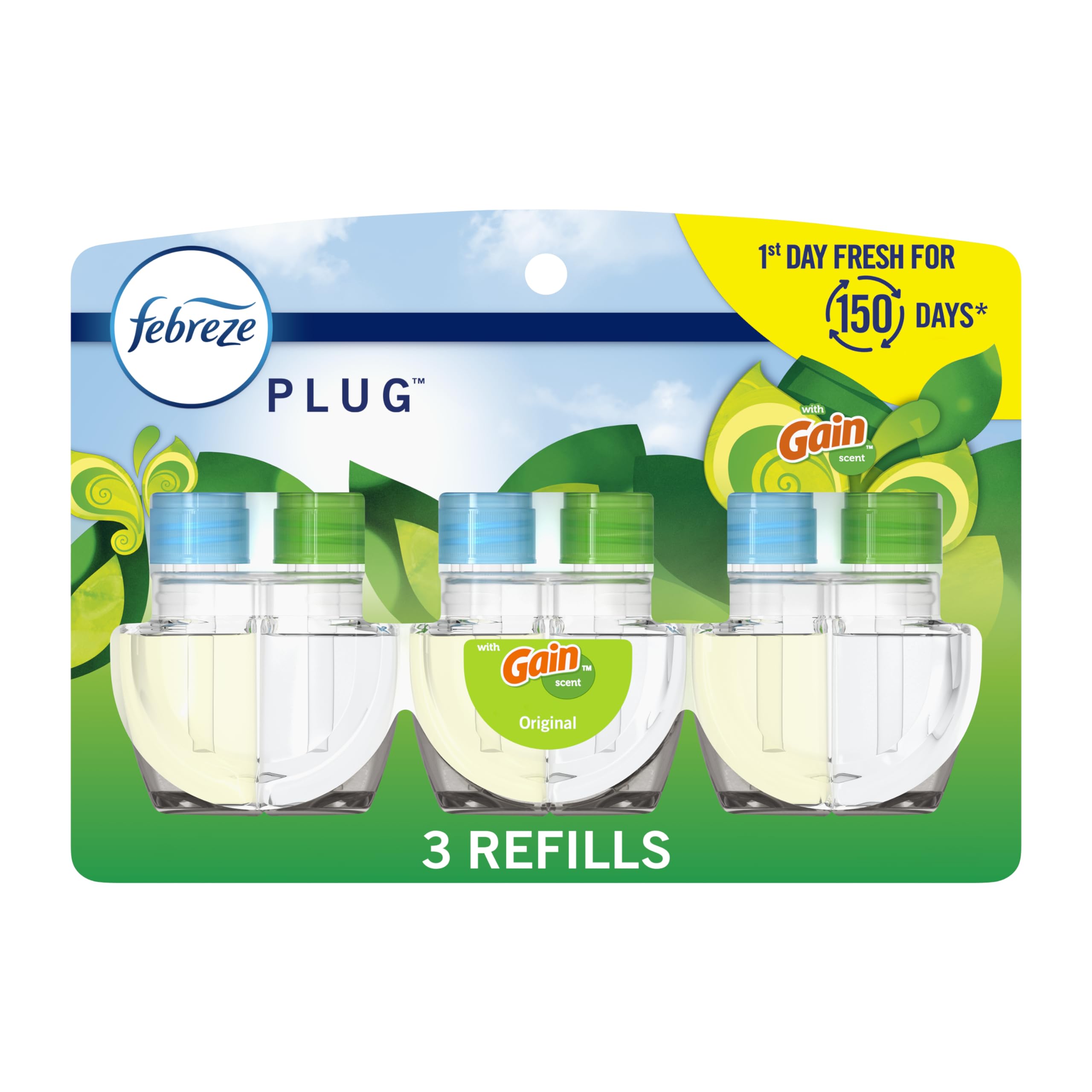 Febreze Plug-In Air Freshener, Odor-Fighting Scented Oil Refill, Air Fresheners 