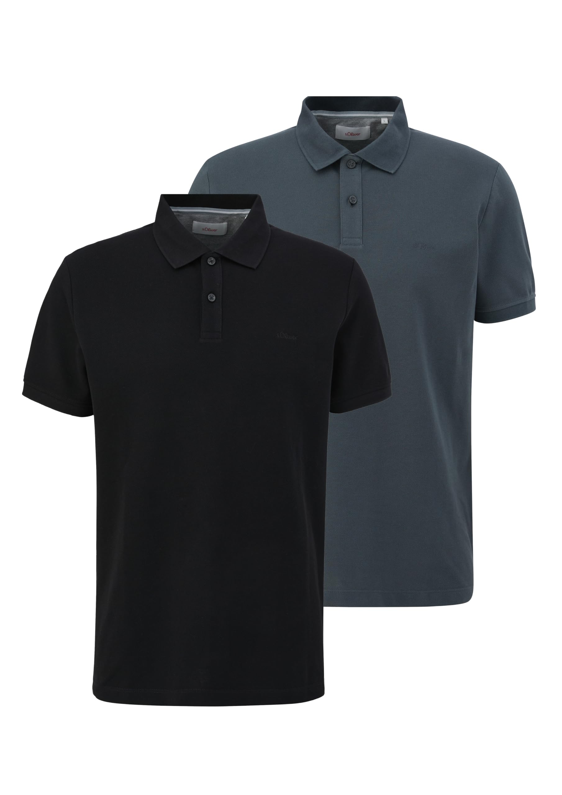 s.Oliver Cotton pique polo shirt