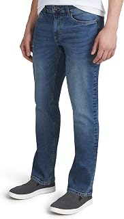 Quiksilver Mens 5 Pocket Straight Fit Stretch Waist DenimJeans