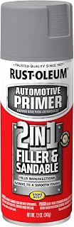 Rust-Oleum Automotive Stops Rust Filler & Sandable Spray Primer, Gray | Rust Preventive, Fast Dry, Multi Surface, High-Build Formula Sands Smooth, Comfort Tip Sprays from Any Angle