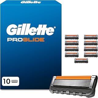 Gillette ProGlide Razor Blade Refills for Men, 10 Count | UEFA Champions League Special Edition, Original Replacement Blades, Precision Shaving