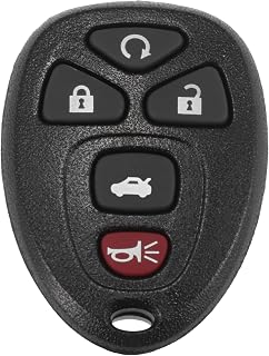 X AUTOHAUX 315MHz KOBGT04A Keyless Entry Remote Car Key Fob for Chevy Malibu 2004-2012 for Pontiac G6 05-10 G5 07-09 Grand Prix 05-08 for Buick Lacrosse 05-09 22733524 5 Buttons