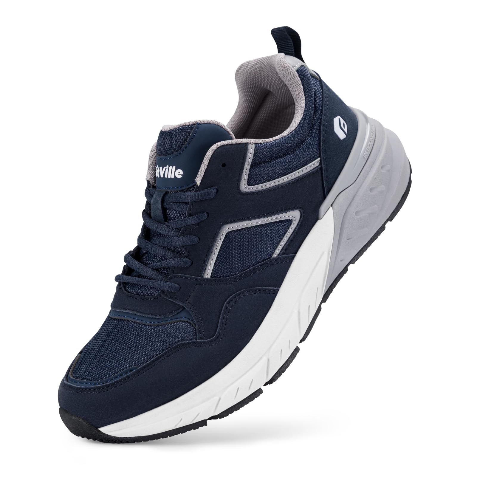 FitVille Extra Large Men's Shoes Sneakers Running Wide Feet Breathable Sports Jo
