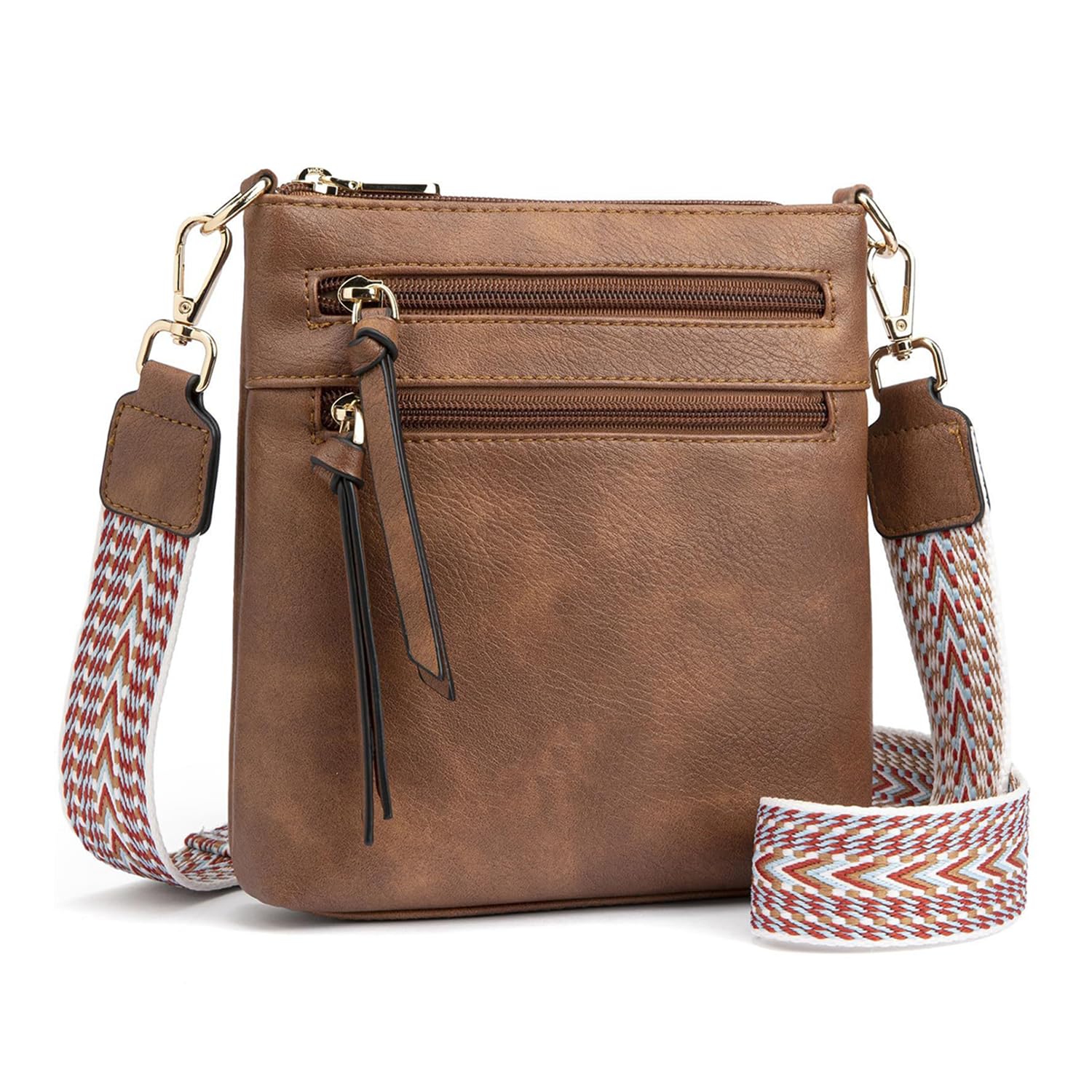 Crossbody Bag for Women - PU Leather Shoulder Bag Trendy Small Crossbody Purse B