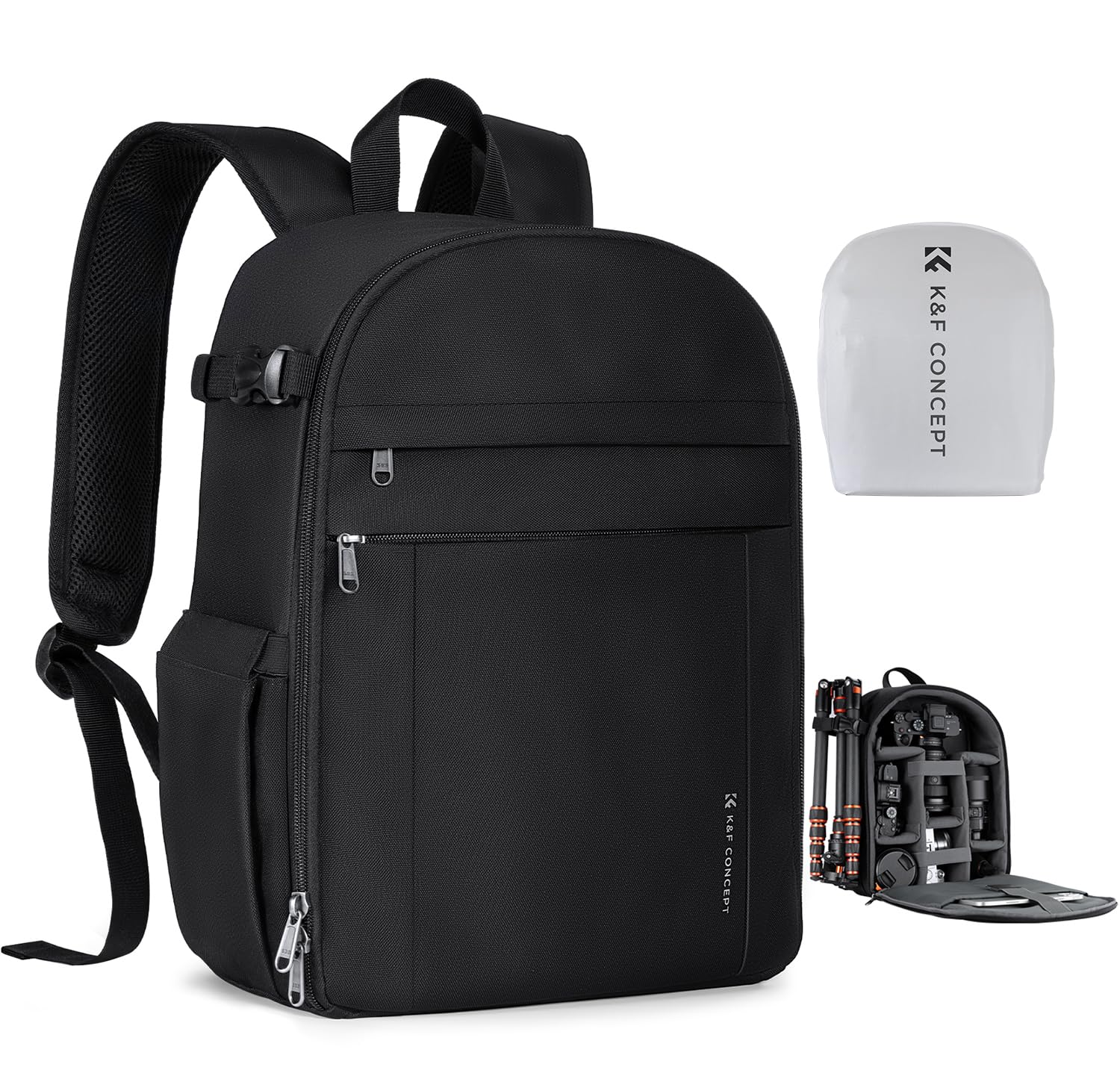 K&F CONCEPT Camera Backpack, Lightweight Camera Bag with Tripod Holder | Profess
