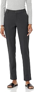 Amazon Essentials Women's Straight Leg Long Bi-Stretch Trousers