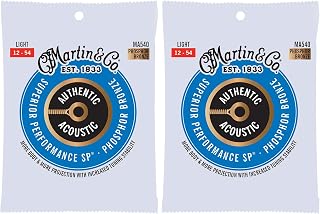 Martin MA540 Authentic Acoustic - SP - Phosphor Bronze Light(12-54) 41Y18MA540 (Pack of 2)