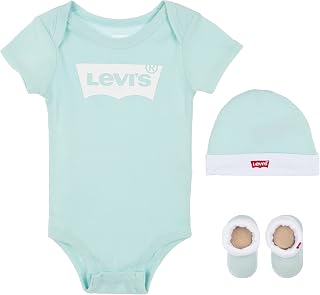 Levi's Kids Lhn Body Baby Hat and Booties