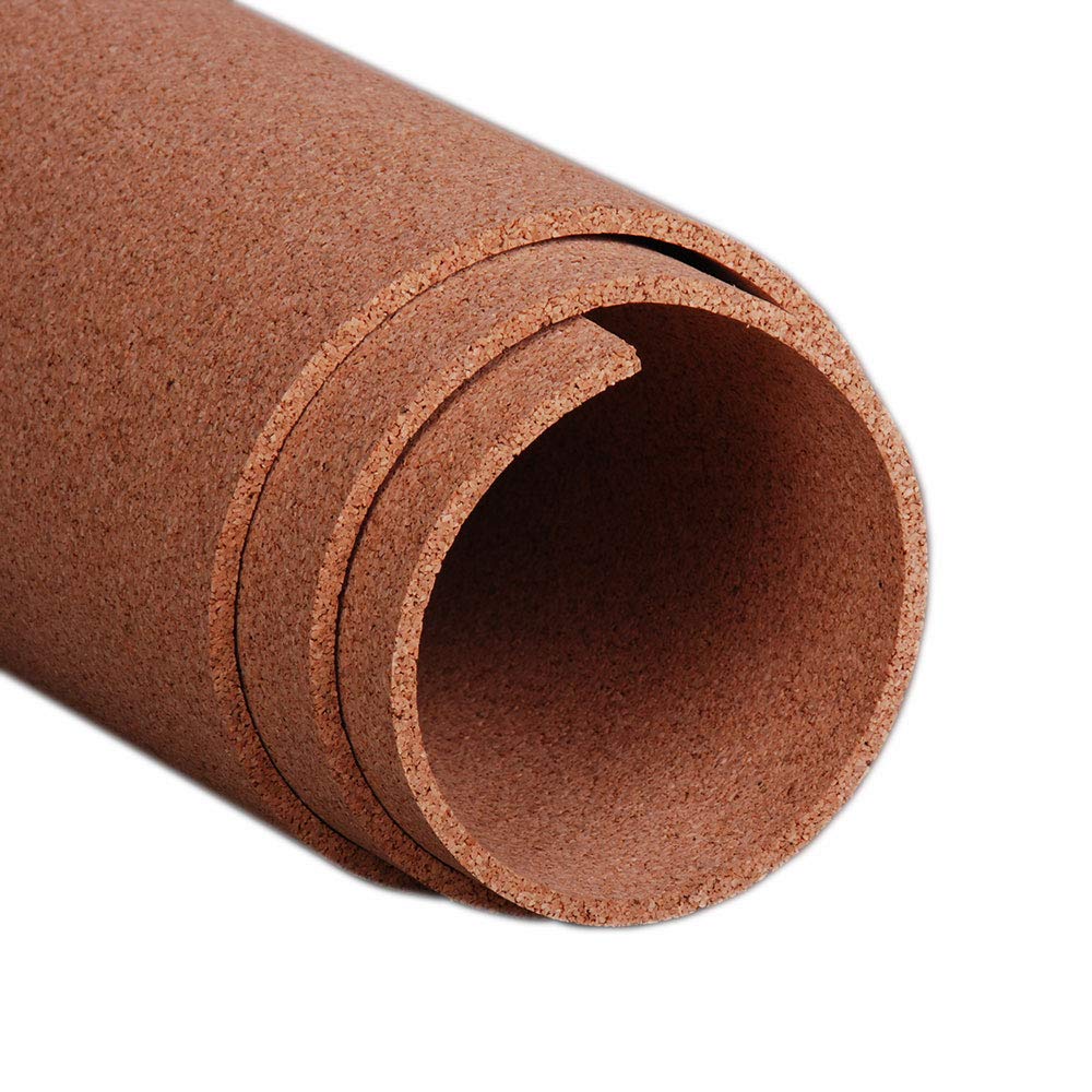 Manton Cork Standard Grade Cork Roll - 4' x 8' x 1/4", 100% Natural Material for