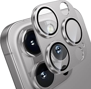 WSKEN for iPhone 16 Pro/iPhone 16 Pro Max Camera Lens Protector - Matte