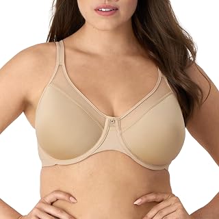 Bali Women's One Smooth U Ultra Light Bra, Underwire T-Shirt Bra (Retired Colors) Full Coverage Bra (Pack of 1)